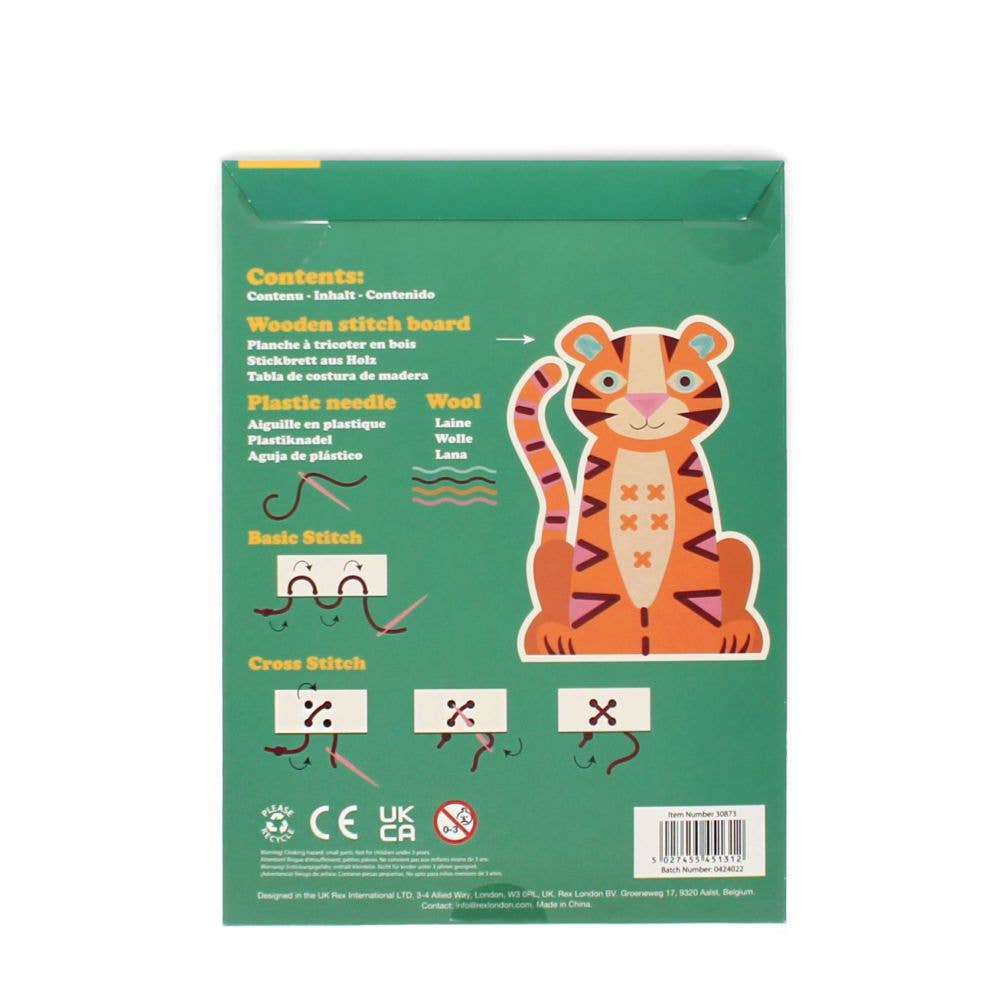 Rex London Learn To Sew - Tiger