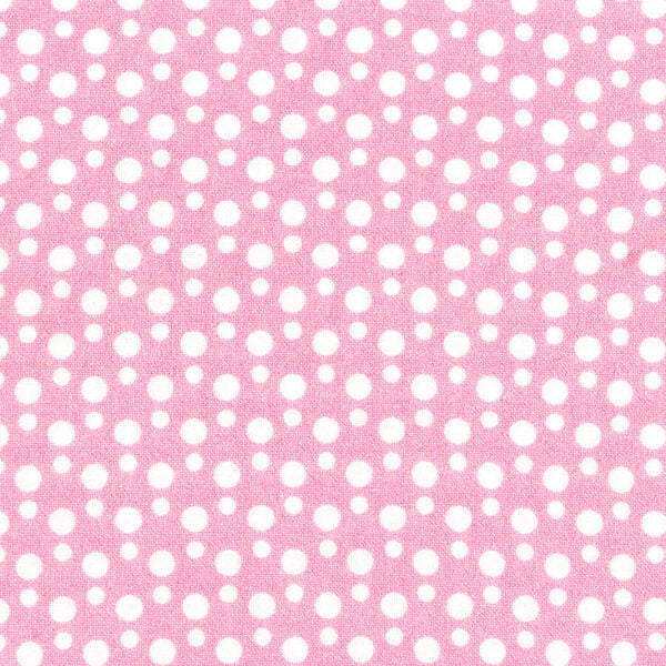 Fabric Gutermann X Birch Portofino 110Cm - White Dots Pink