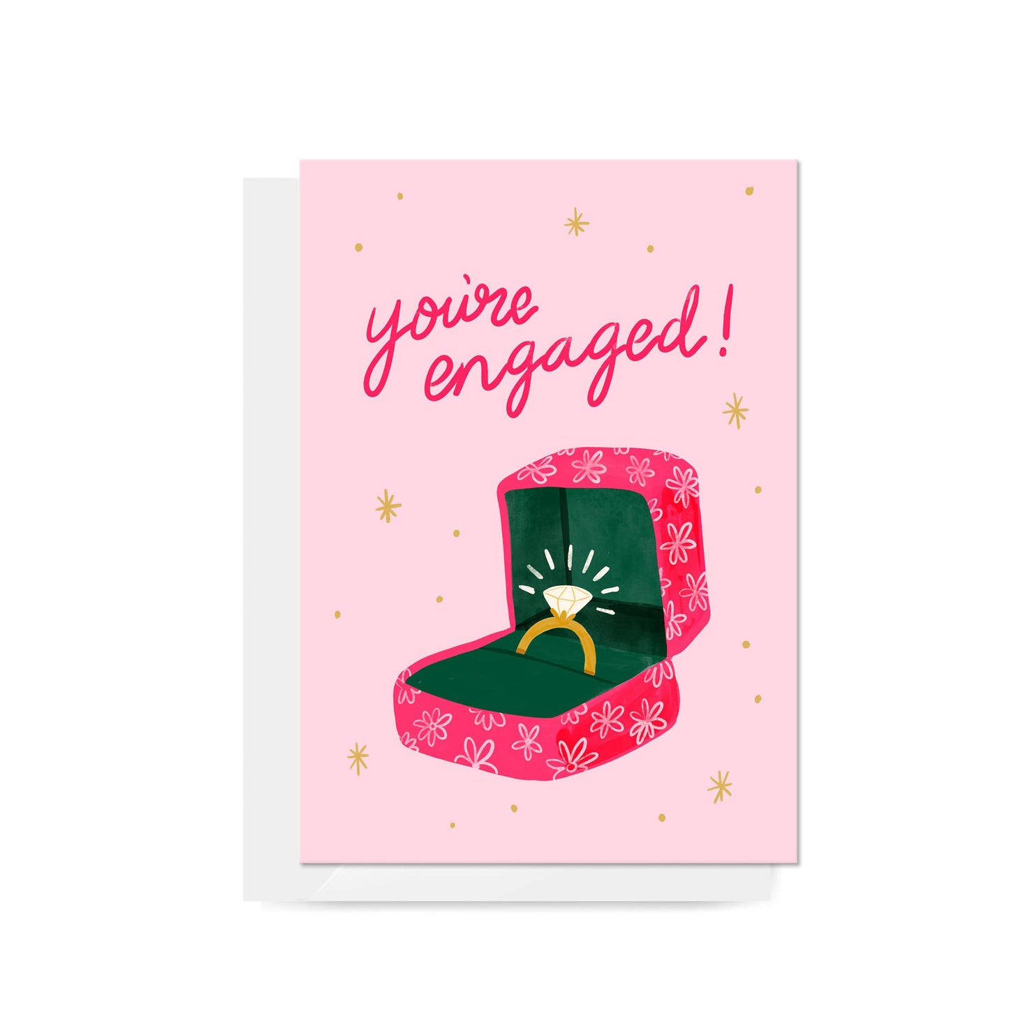 Engagement Ring "You're Engaged" Greeting Card