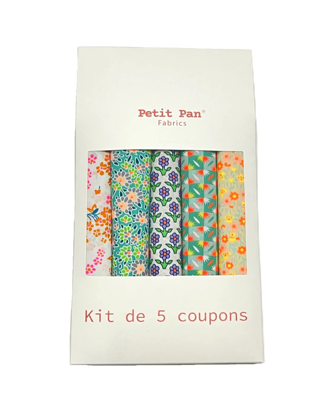 Kit of 5 green Calendula cotton coupons
