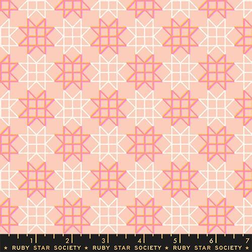 Paper Cuts 2 - Peach Puff Star Patchwork