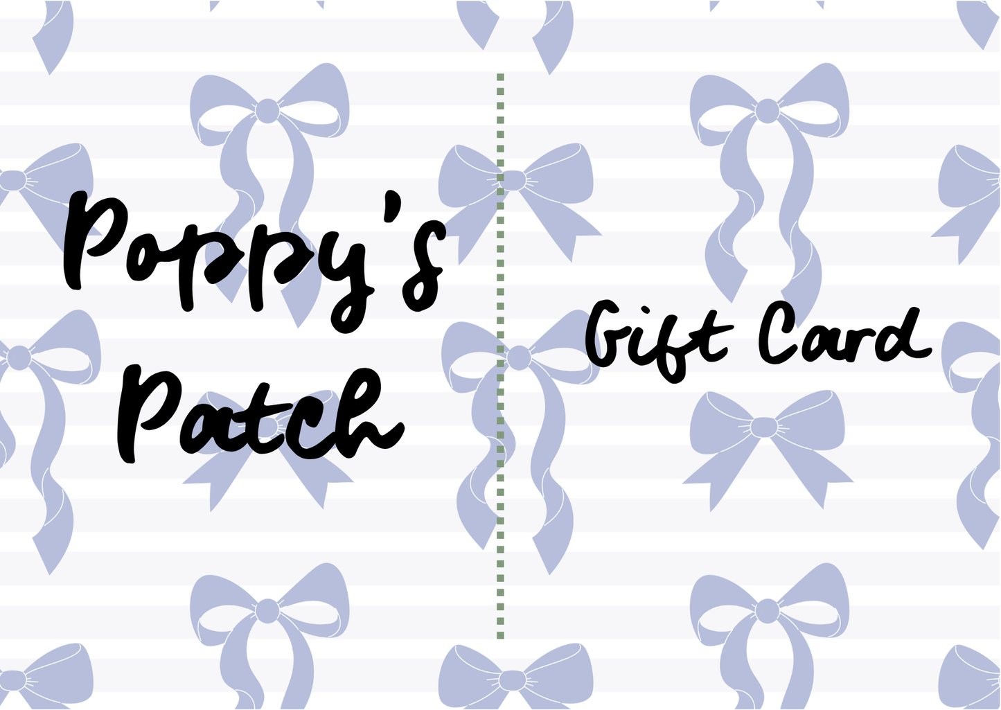 Poppy's Patch Gift Card