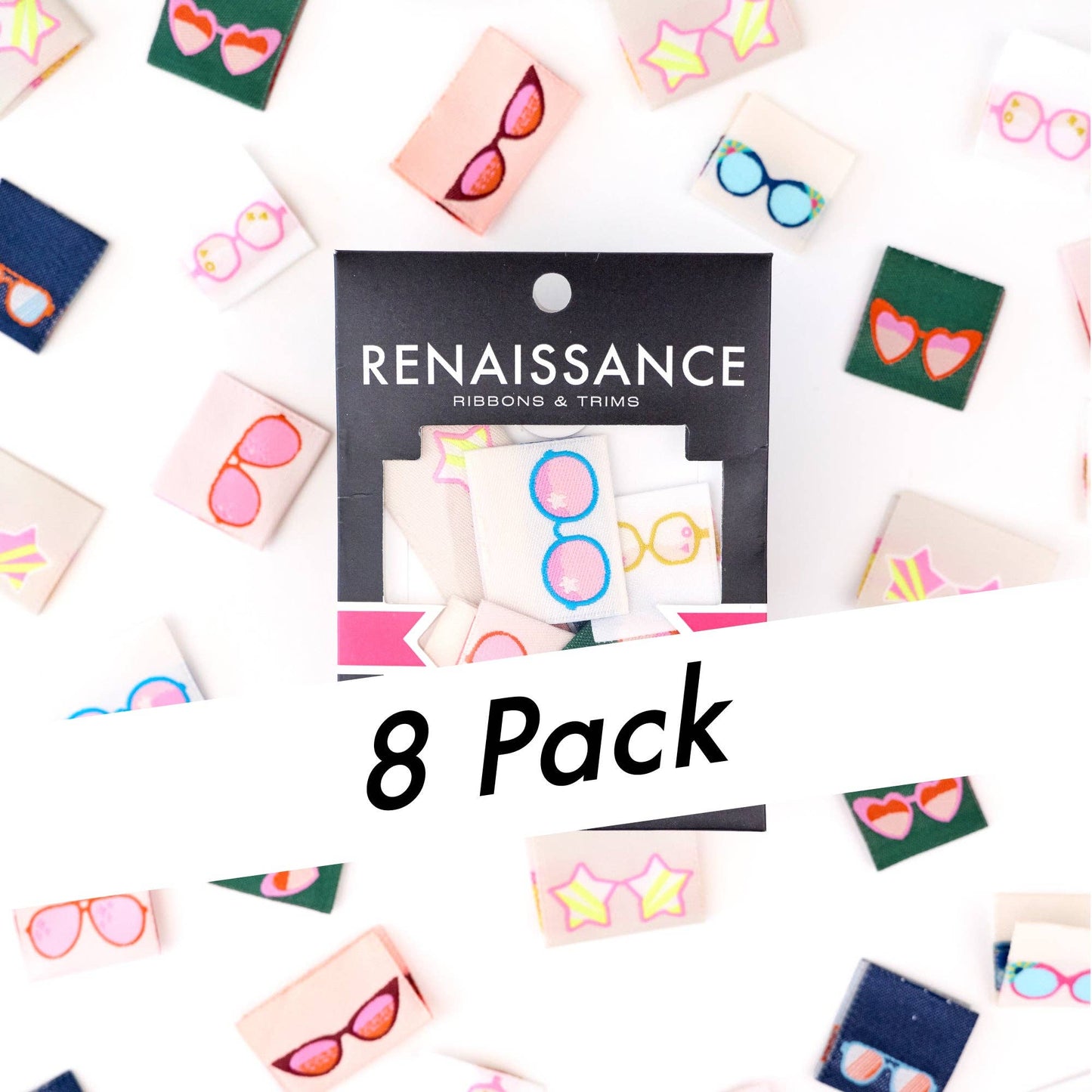 Sunnies - Woven Label Pack - 8 PACK