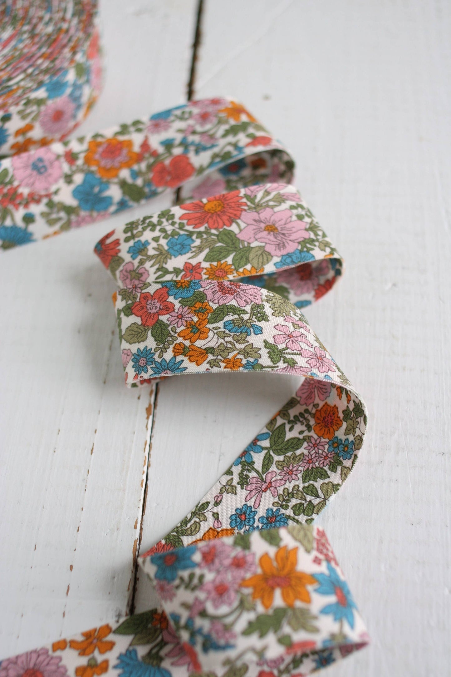 2.5" Bias Quilt Binding- Liberty Annabelle I Notions Sewing