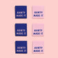 Aunty Made It Woven Labels