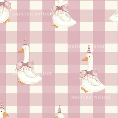Smitten Cotton Fabrics - Goose Berry