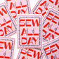 Sew all day sticker