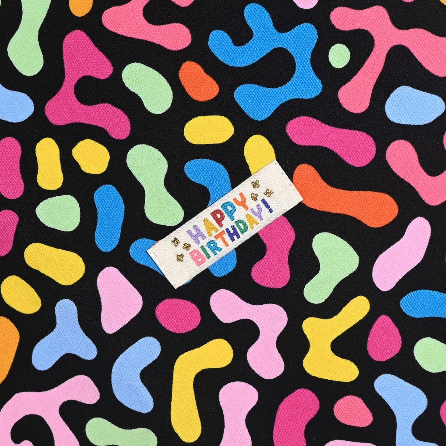 Happy Birthday Woven Labels