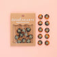 Quilt Star Small 5/8" Buttons