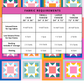 Nova Burst Quilt Pattern Printed