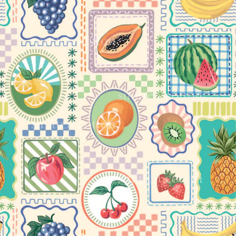 Smitten Cotton Fabrics - Summer Fruits