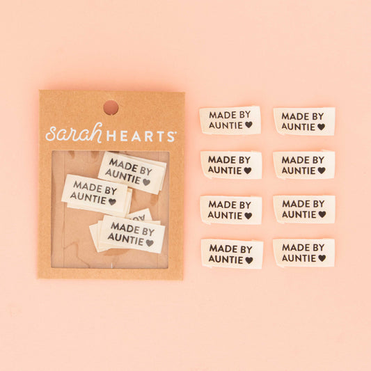 Made by Auntie Organic Cotton Labels
