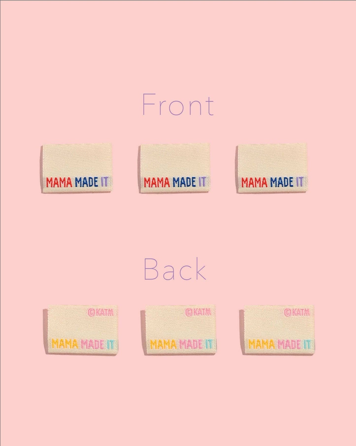 Mama Made It Woven Labels
