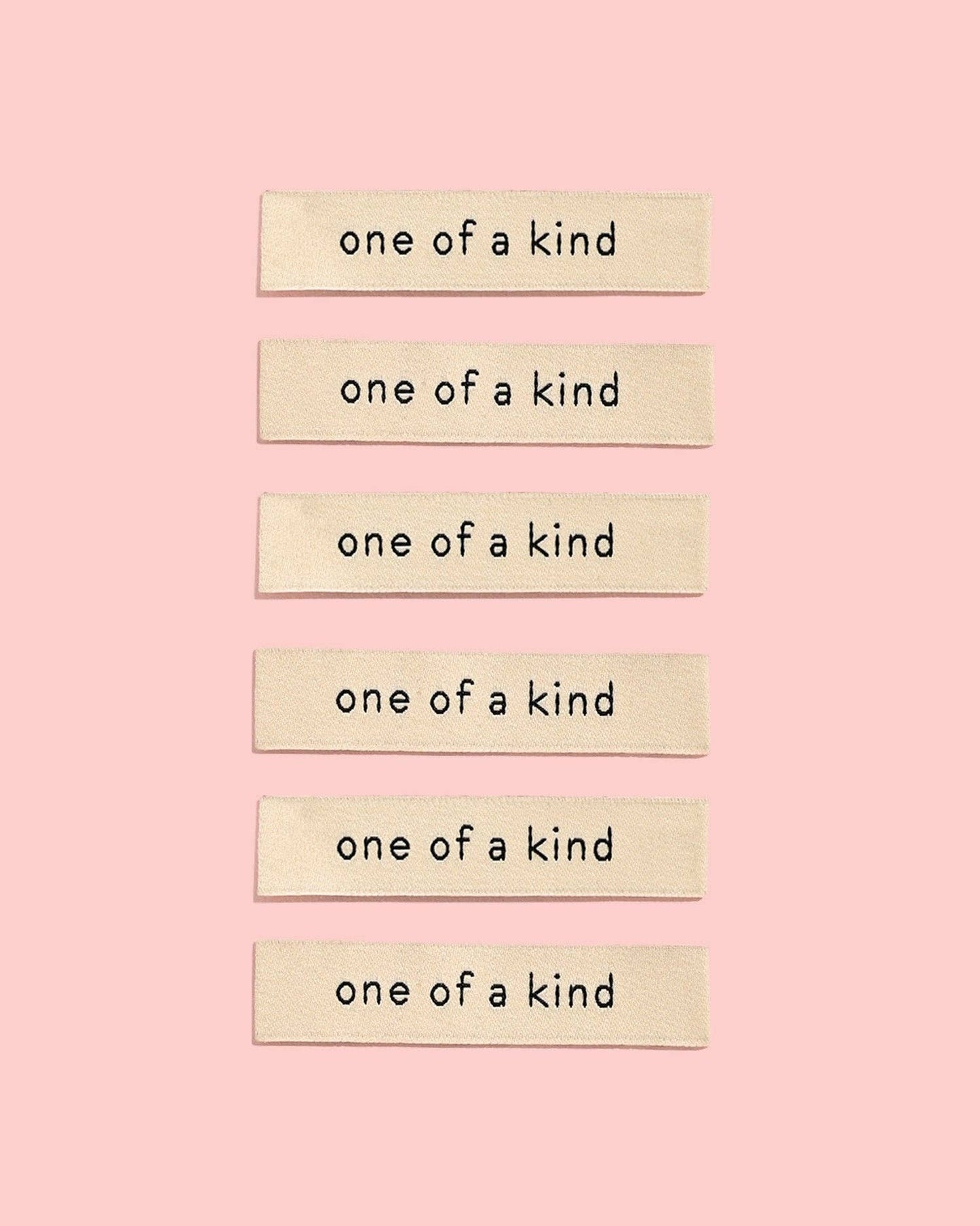 One Of A Kind Woven Labels