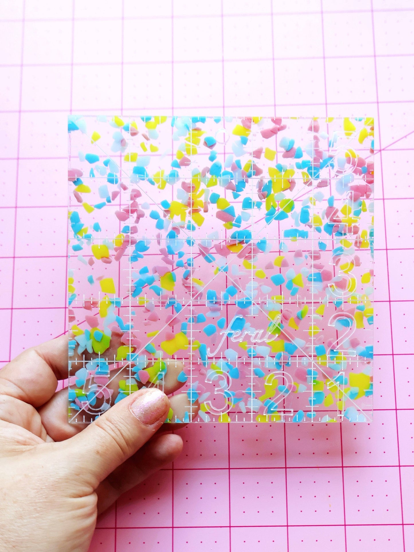 Charm square ruler