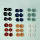 Amber 3/4" Corozo Nut Buttons