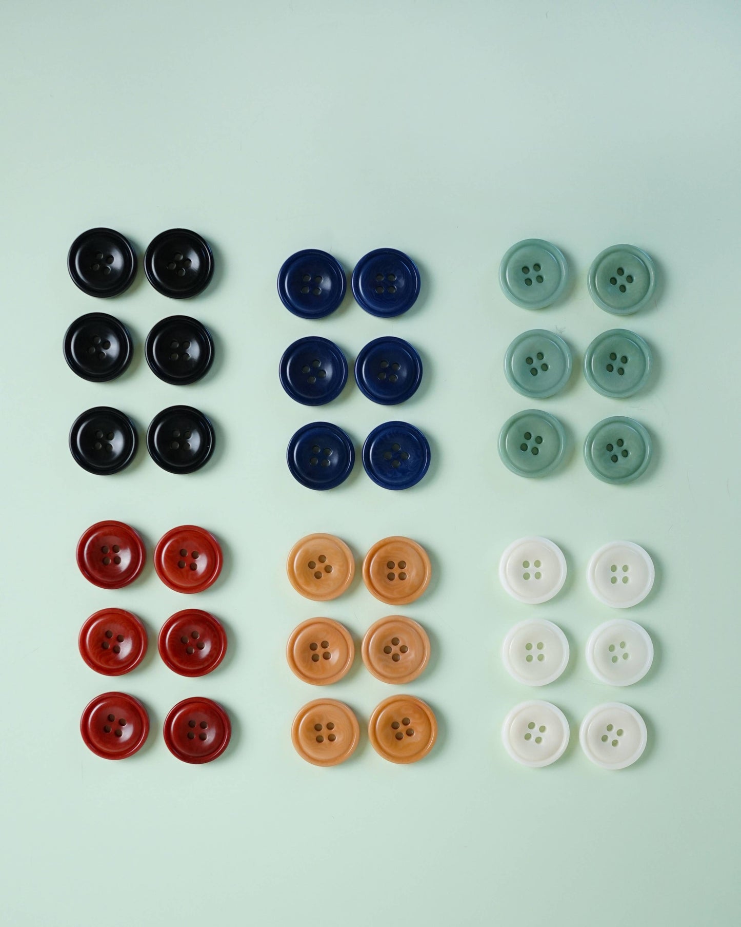 Midnight 3/4" Corozo Nut Buttons