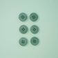Jadite 3/4" Corozo Nut Buttons