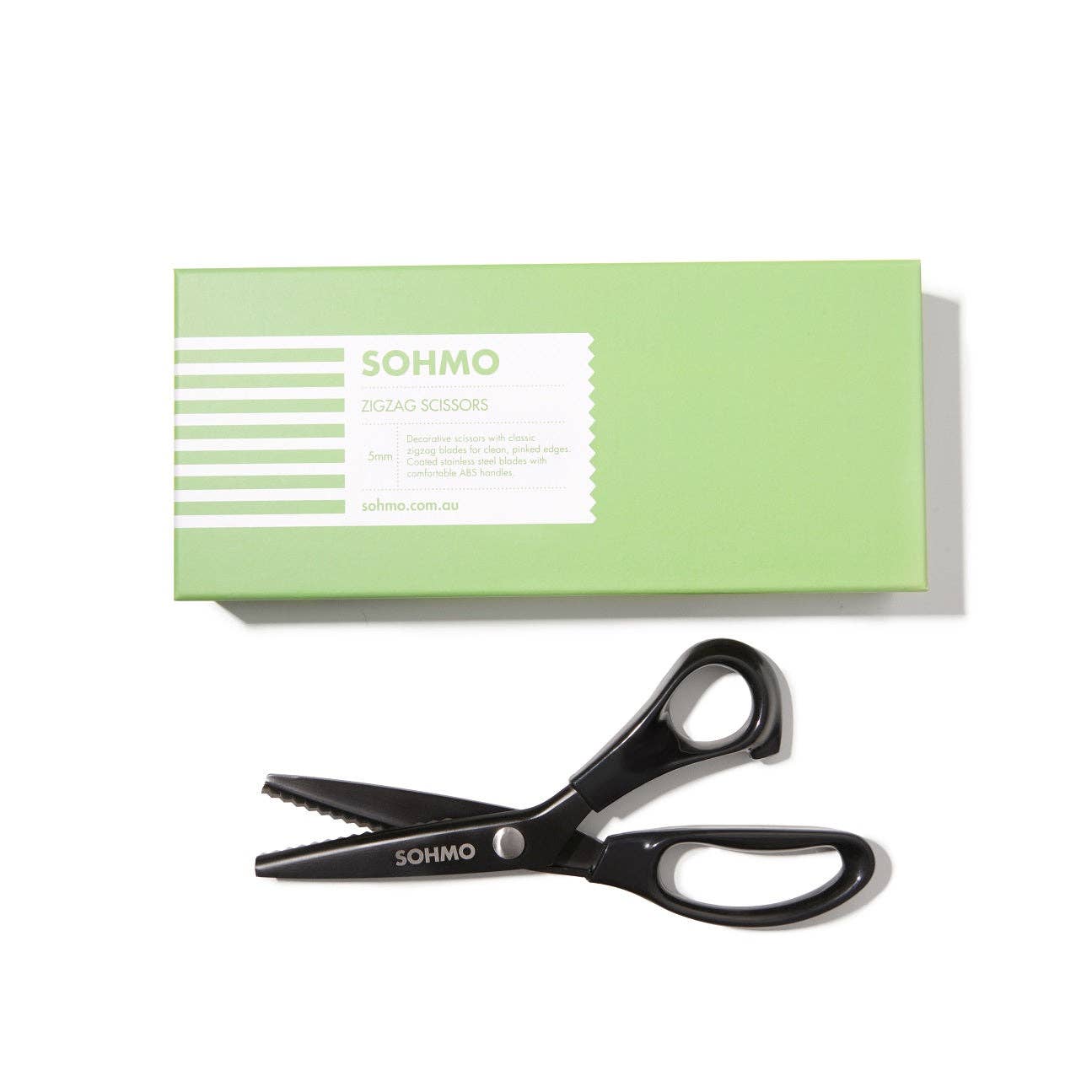 SOHMO Zigzag Scissors - Decorative Pinking Shears with Lightweight Handles