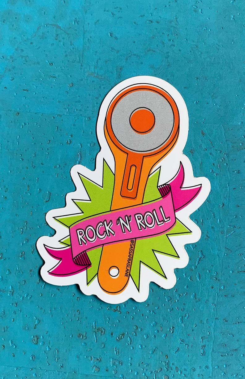 Rotary Cutter Sticker