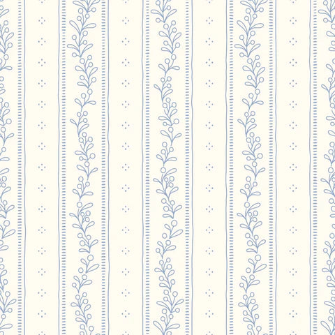 Smitten Cotton Fabrics - Blue Lace