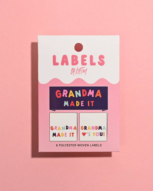 Grandma Made It/Grandma Loves You! Woven Labels