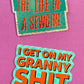 Life of a SEWGIRL Glitter Sticker