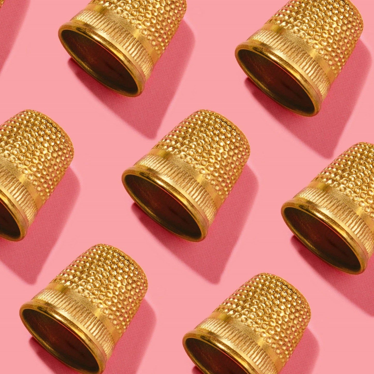 SOHMO Gold Thimble - Made in Italy, for Hand Sewing & Embroidery