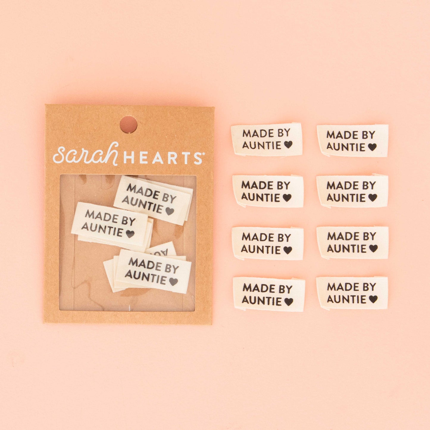 Made by Auntie Organic Cotton Labels