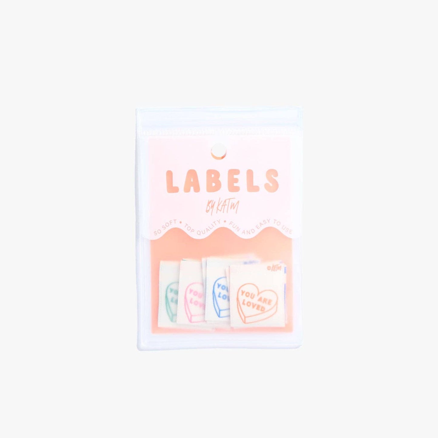 You Are Loved Woven Labels
