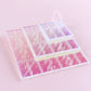 Mini Squares Set - Iridescent quilting rulers