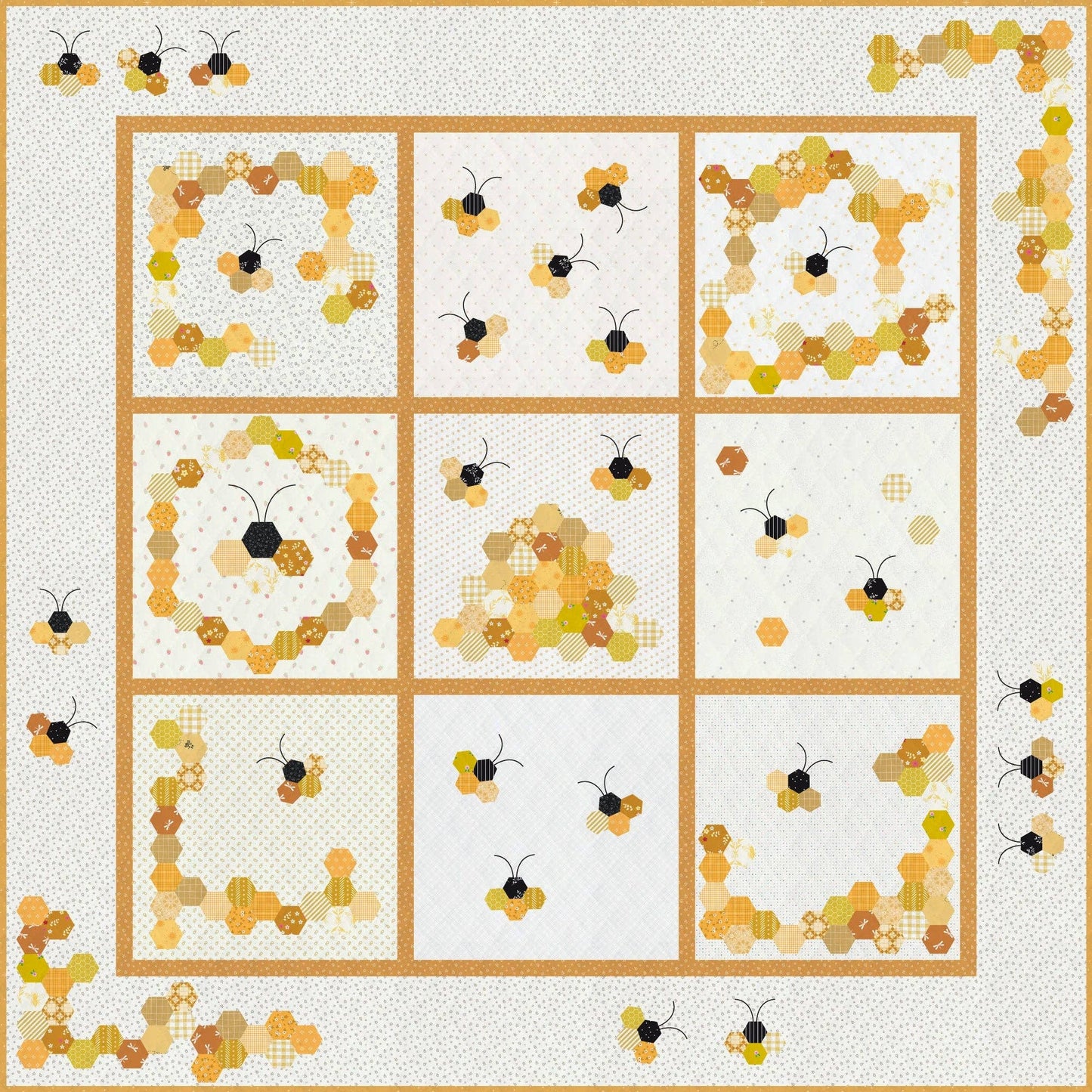 Honey to the Bee Quilt Pattern