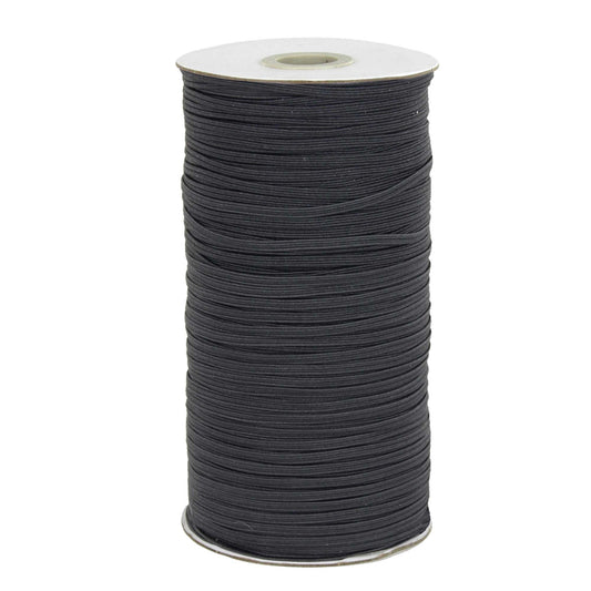 Elastic - Braided - 3mm - Black