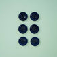 Midnight 3/4" Corozo Nut Buttons