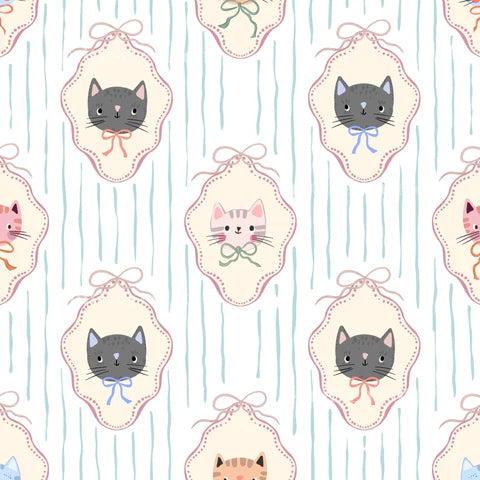 Smitten Cotton Fabrics - Kitty