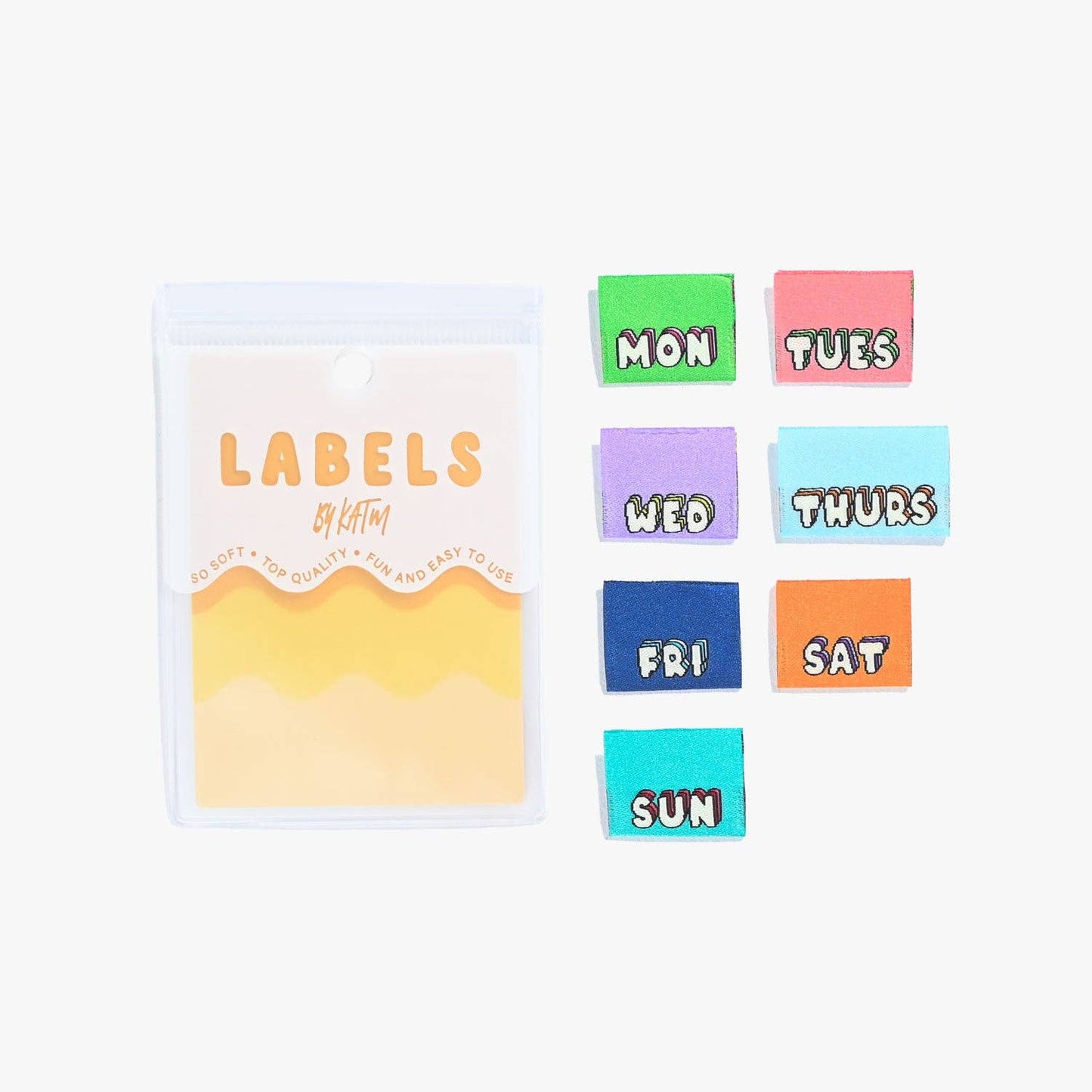 MON 2 SUN Woven Labels