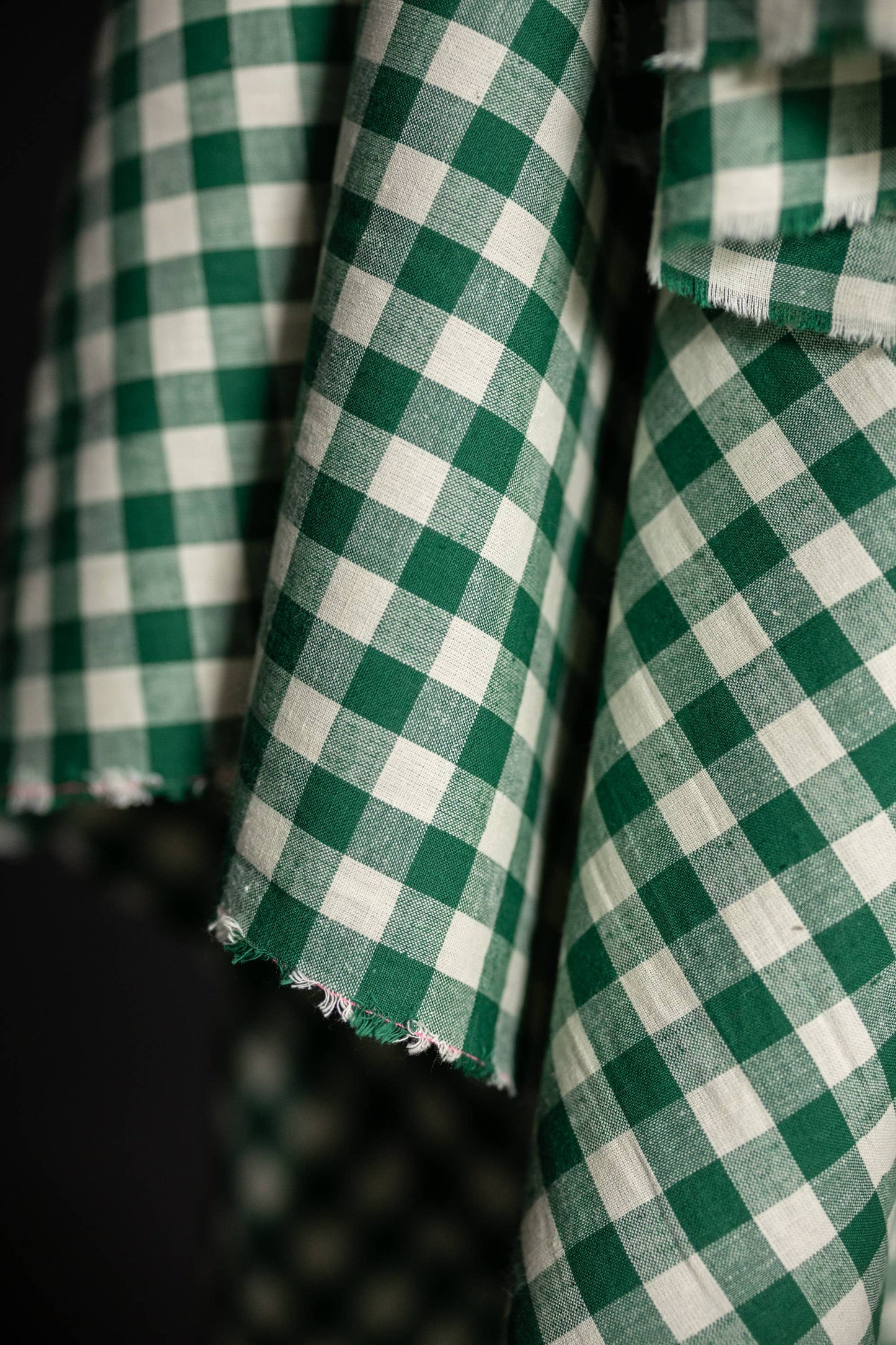 Mini Toto Cotton/Linen Gingham