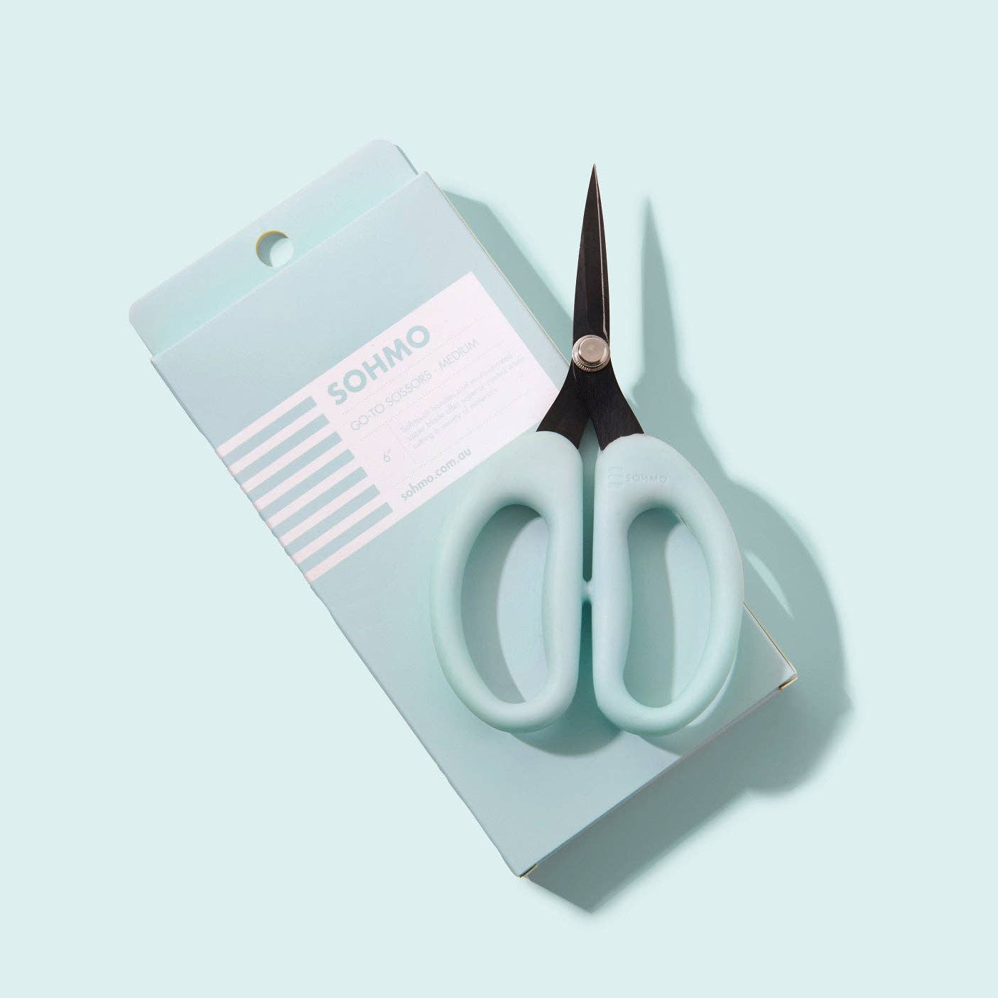 SOHMO Go-To Scissors Medium - 6" Sewing & Craft Scissors with Micro-Serrated Blade