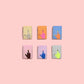 Middle Finger Mini Hands Woven Labels