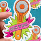 Rotary Cutter Sticker