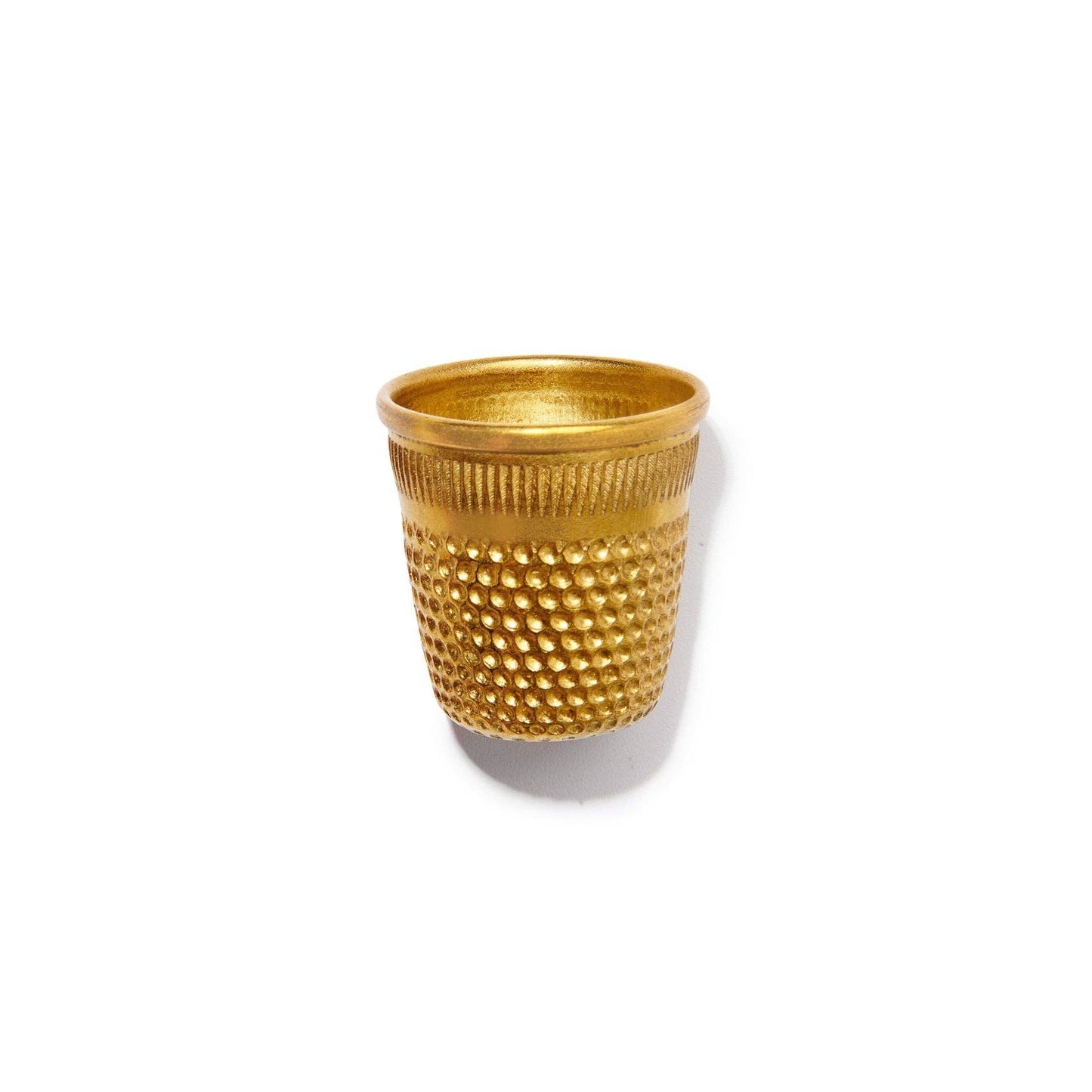 SOHMO Gold Thimble - Made in Italy, for Hand Sewing & Embroidery