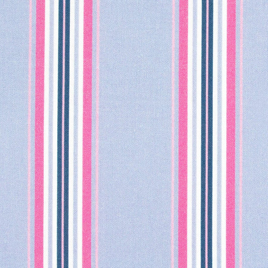Fabric Gutermann X Birch Portofino 110Cm - Stripe Blue