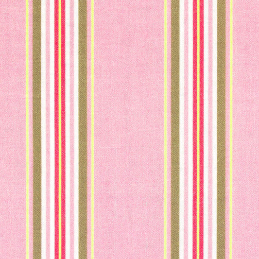 Fabric Gutermann X Birch Portofino 110Cm - Stripe Pink
