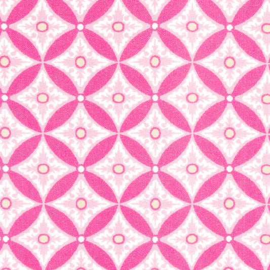 Fabric Gutermann X Birch Portofino 110Cm - Tile Pink