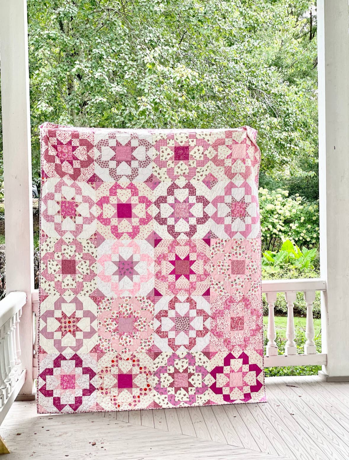 Bloomburst Quilt Pattern Printed