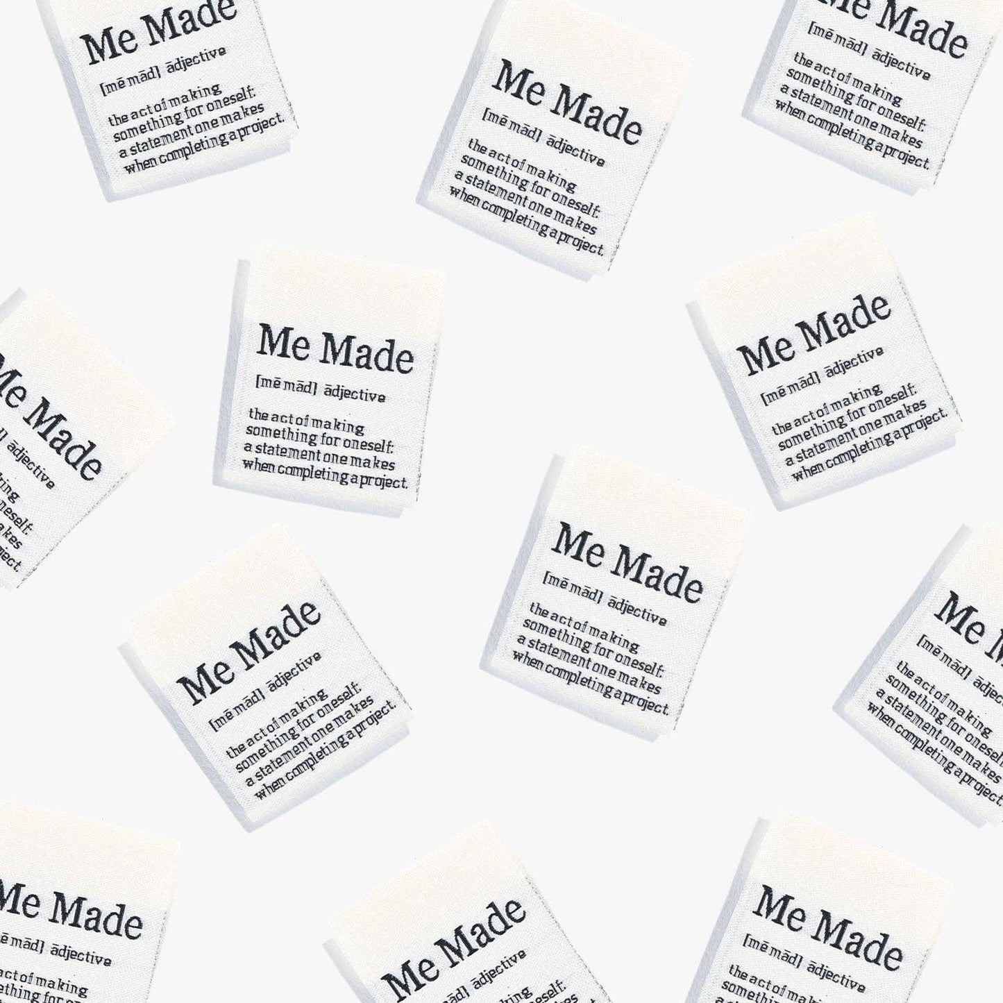 Me Made Definition Woven Labels