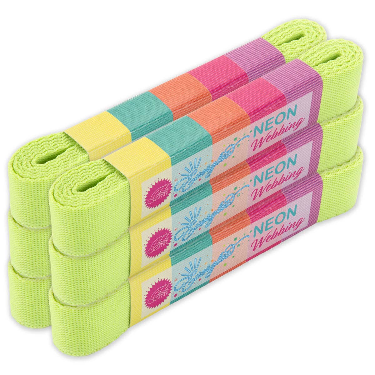 2yd packs - Moonbeam - 1" Nylon Webbing - by Tula Pink