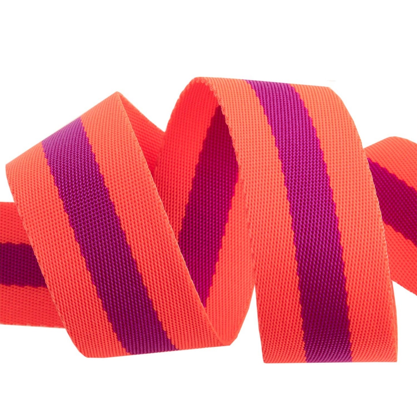 2yd Watermelon and Plum - 1.5" Nylon Webbing - by Tula Pink