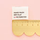Hand Wash Dry Flat Organic Cotton Labels
