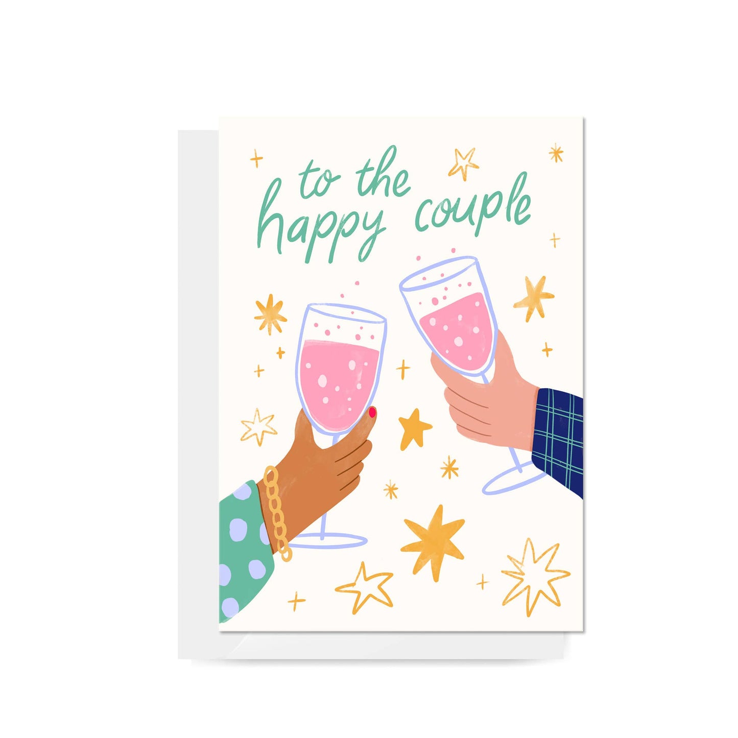 Celebration Drinks "To the Happy Couple" Greeting Card